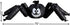 Spooktacular Spider Lawn Bag Decor (Pack of 32) - 30" x 70" - Giant Black & White Bag for Halloween