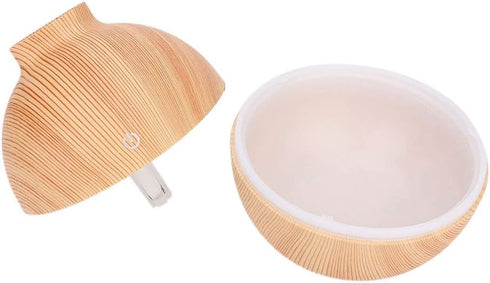Mini Humidifiers, 130ml USB LED Aroma Essential Oil Diffuser for Room Bedroom Office (Light)
