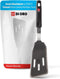 DI ORO Silicone Fish Spatula - Nonstick Cookware, 600°F Heat-Resistant, BPA Free, Slotted Thin Egg Flipper (Black)