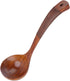 Japanese Wooden Spoon, Large Round Curved Handle Cooking Soup Spoon for Kitchen Cookware (Type 1)