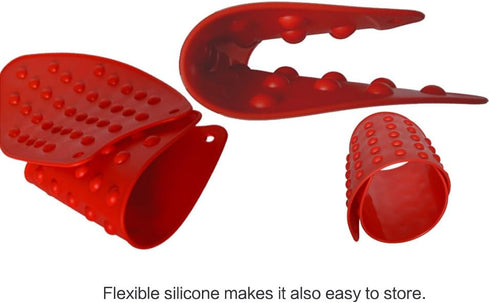 Multipurpose Silicone Iron Rest Pad for Ironing Board, Hot Resistant Mat, Silicone Heat Resistant Iron Rest Pad (Red).