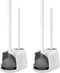 SetSail Toilet Brush and Plunger Set, 2 Packs Heavy Duty Toilet Bowl Brush and Holder, Hidden Toilet Plunger for Deep