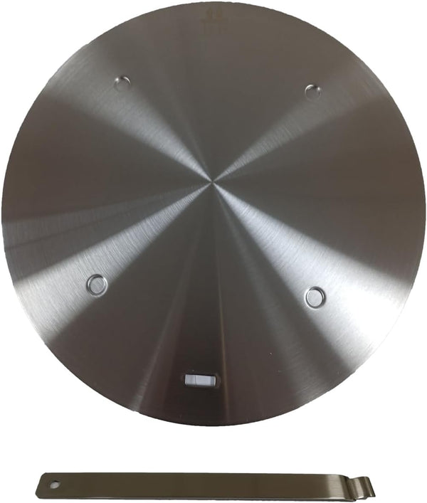 Stainless Steel Induction Hob Converter Plate, Heat Diffuser for Electric Gas Stove Cooking 28cm