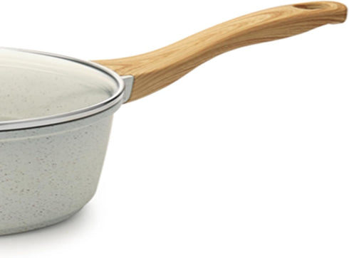 SENSARTE Sauce Pan Bakelite Handle Replacement, Compatible with 2.6 QT Saucepan with Lid, White