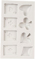 Poker Silicone Molds, Playing Cards Hearts Diamonds Spades Clubs Fondant Mold for Cake Decoration