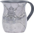 Stainless Steel Netilat Yadayim Cup, Grey Stone Painted Design, Judaica Gift Collection