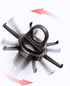 Kitchenware Storage Rack, Stainless Steel Utensil Holder, 360 Degree Rotating Organizer with 6 Hooks