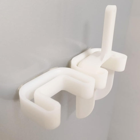 PIAOLGYI 2 Pcs Ice Scoop Holder for Frigidaire Countertop Ice Maker, White (Ice Scoop NOT Included)