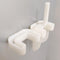 PIAOLGYI 2 Pcs Ice Scoop Holder for Frigidaire Countertop Ice Maker, White (Ice Scoop NOT Included)