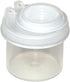 BRAZZA Salt and Pepper Shakers Moisture Proof Set, Clear with Black Lids, Perfect for Camping, Travel Spice Set (5 mini)