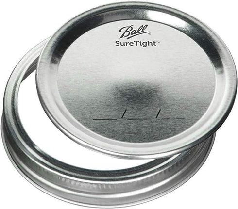 Ball Wide Mouth Mason Jars 16-oz with Lids & Bands | 2-Pack Pint