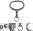 YARNOW Spring Loaded Bull Nose Ring for Cattle, Stainless Steel Tongs and Livestock Supply Tools