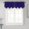 NICETOWN Blackout Curtain Valance Tier, 52 inches by 18 inches, Navy Blue, 1 Piece