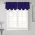 NICETOWN Blackout Curtain Valance Tier, 52 inches by 18 inches, Navy Blue, 1 Piece