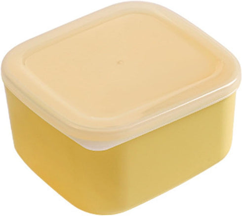 TOPINCN Cheese Holder, Airtight Sliced Cheese Container with Lid, Plastic Refrigerator Storage Box for Cheese