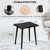 FORAOFUR Side Table, Modern Accent End Table with Wooden Legs, Easy to Assemble Mini Living Room Table for Sofa