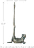 Tooarts Frog Design Cast Iron Paper Towel Stand - Antique Style Organizer