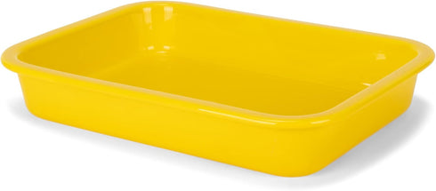 Elanze Designs Large 13 inch Stoneware Porcelain Baking Dish With Stainless Steel Rack, Yellow by Elanze Designs