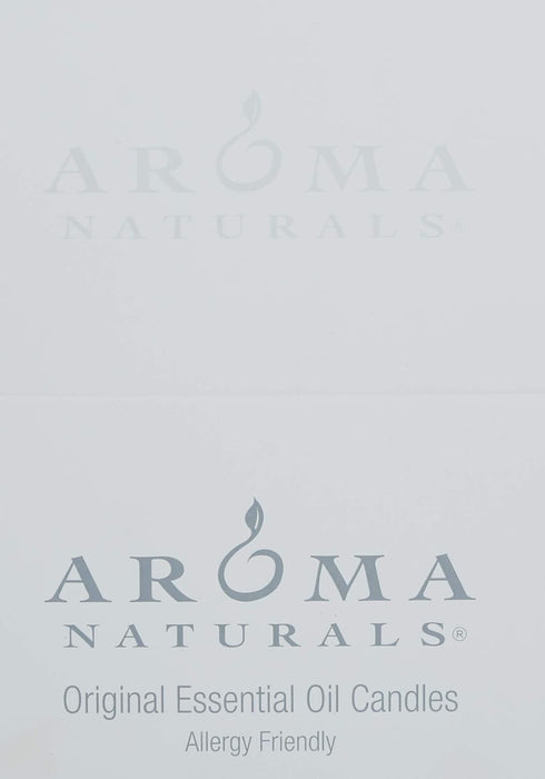Aroma Naturals Votive Candles, Essential Oil with Juniper Spruce and Basil, Evergreen Holiday, 6 Count