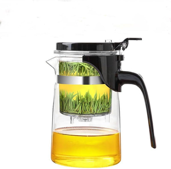500ML Glass Teapot with Detachable Infuser, Filter Teapot for Loose Leaf Tea