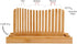 Kitchen Seven 3 Bamboo Bread Slicer with Crumb Tray Bamboo Bread Cutter for Homemade Bread, Loaf Cakes, Bagels Slicer