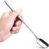 Long Handle Ice Tea Spoons - 9.1-Inch Tea/Coffee/Ice Cream Spoon - Stainless Steel Mixing Spoons, Set of 4