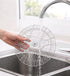 304 Stainless Steel Foldable Steam Rinse Strain Fry Basket, Kitchen Cooking Tool