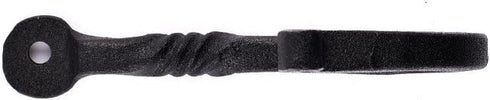 Renovators Supply Black Wrought Iron Bathroom Hooks, 3.5 in., Pack of 3