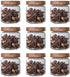 Glass candy Containers - 16oz kitchen Glass Airtight Storage jar With Acacia