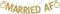 Married AF Banner, Fun Wedding Party Gold Glitter Paper Sign Backdrops