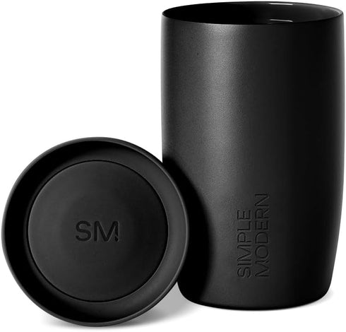 Simple Modern Travel Coffee Mug Tumbler with 360 Lid | Ceramic-Lined Insulated