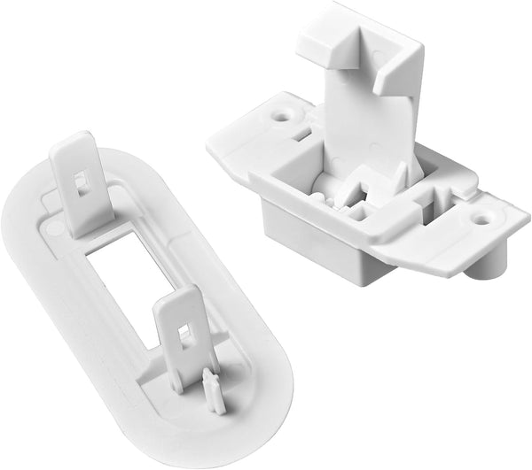 WH02X24399 Washer Lid Lock Striker & WH01X24381 Bezel Assembly, Replacement for GE Hotpoint Top Load Washing Machine