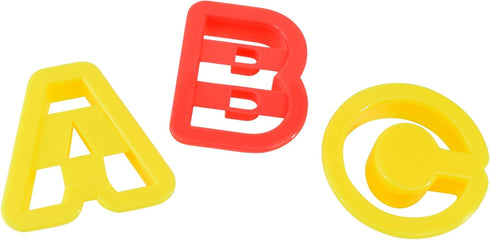 R&M International Alphabet and Number Cookie Cutters, 1.5", 36-Piece Bucket