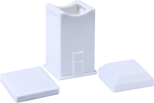 4 Pack (4) Cooraby Plastic Butter Spreader Corn Cob Butter Holder Spreads Butter Dispenser with Built-in Cover