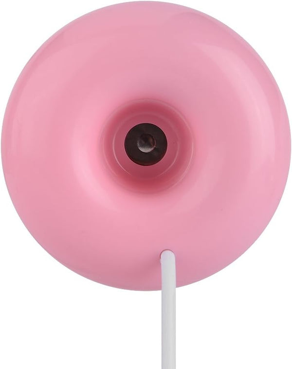 Portable Mini Doughnut-shaped Humidifier, USB Atomization Water Mist Humidifier for Home Office Car, Pink