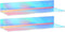 Maitys Rainbow Iridescent Acrylic Shelves Floating Wall Ledge Bookshelf Wall Mounted Shelf Display