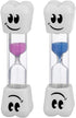 Smile Tooth 2 Minute Sand Timer, Assorted Colors (2 Pack)