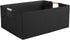 Foldable Cotton Linen Fabric Storage Bin Box with Wooden Handles, Decorative Home Laundry Organizer for Clothes, Blanket