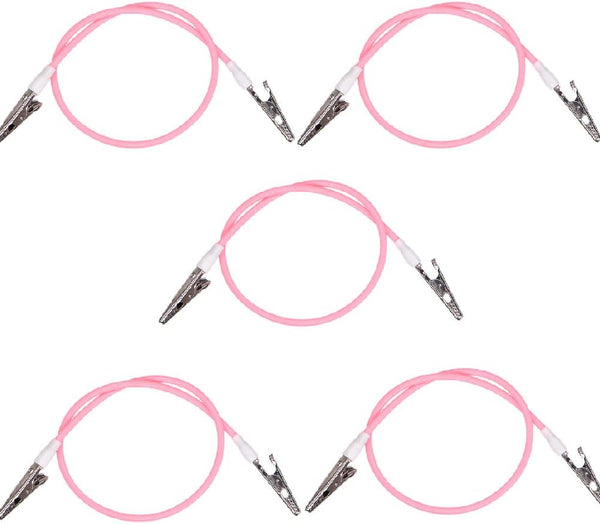 Angzhili 5 Pcs Dental Bib Clips,Silicone Napkin Clip Bib Holders with Colorful