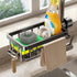 Kitchen Sink Faucet Organizer, Space Aluminum Rustproof Dish Sponge Holder with Divider and Drip Tray for Kitchen