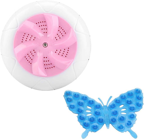 Sink Washing Machine, Mini Portable Ultrasonic Powered Turbo Travel Laundry Washer with Suction Cup