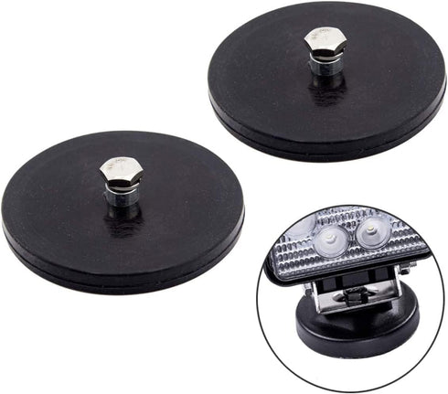 2 Pcs Magnetic Light Bar Mount - Powerful Magnet Mounting Brackets for Off-Road Driving Lamp