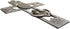 Fine Pewter Holy Dove Confirmation Wall Cross, 5 1/4 Inch