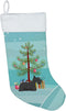 Caroline's Treasures CK3560CS Scottish Terrier Christmas Tree Stocking, Fireplace Hanging Holiday Decorations