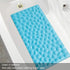 OTHWAY Non-Slip Bathtub Mat - Soft Rubber Bathroom Bathmat with Strong Suction Cups (Blue)