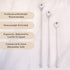 A Bar Above Stainless Steel Cocktail Stirrer Bar Spoon Set, 3 Pieces, 12 , 15 , 17 , Spiral Handle Drink Stirrers