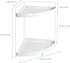 2 Tier Corner Shelf Rack, Kitchen Counter Cabinet Organizer for Makeup, Cosmetic Storage Under Sink for Dresser