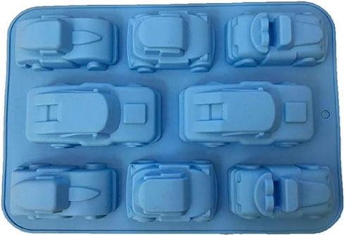 Silicone Carton Car Mold, Baking Molds for Birthday Theme Party, Muffin Cups, Ice Cube, Soap, Cake
