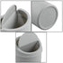 2 Liter Mini Desktop Trash Can with Swing Lid, Tiny Garbage Can Trash Bin (Grey)