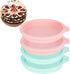 6-Inch Silicone Round Cake Pan Baking Mold, Non-Stick Silicone, Pack of 4 for DIY Rainbow Cakes